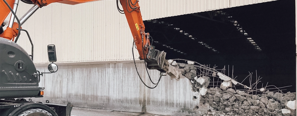 Slopen van betonconstructies