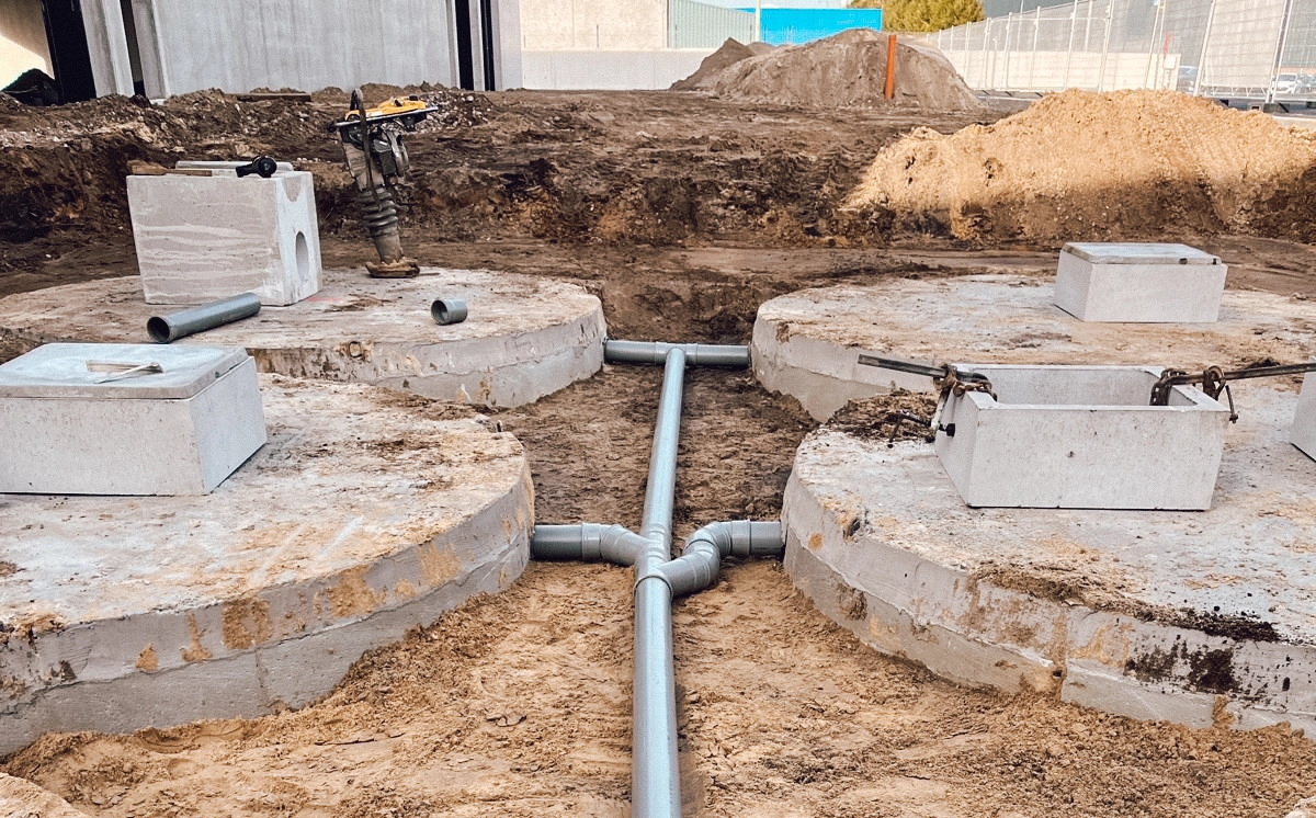 Regenputten plaatsen