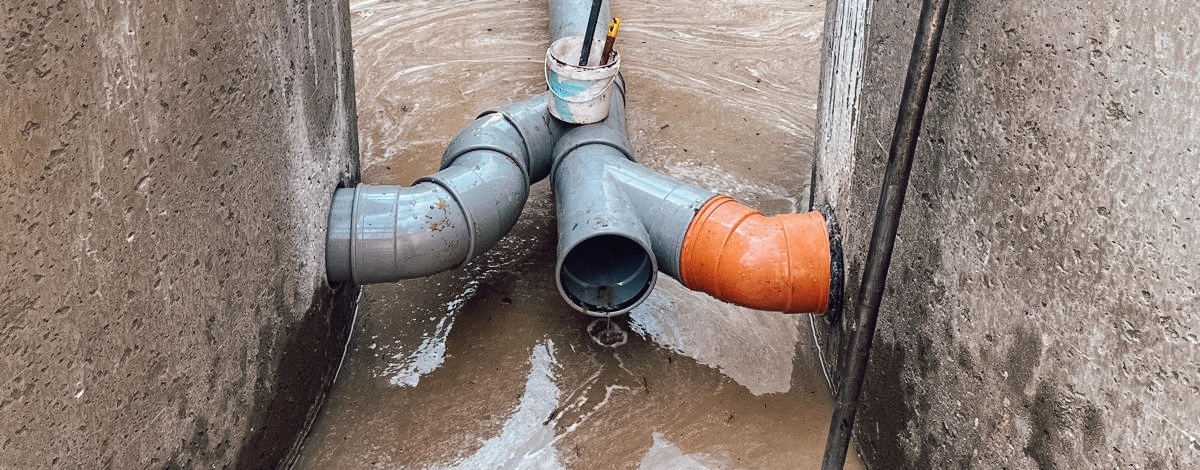 Het plaatsen van septische putten