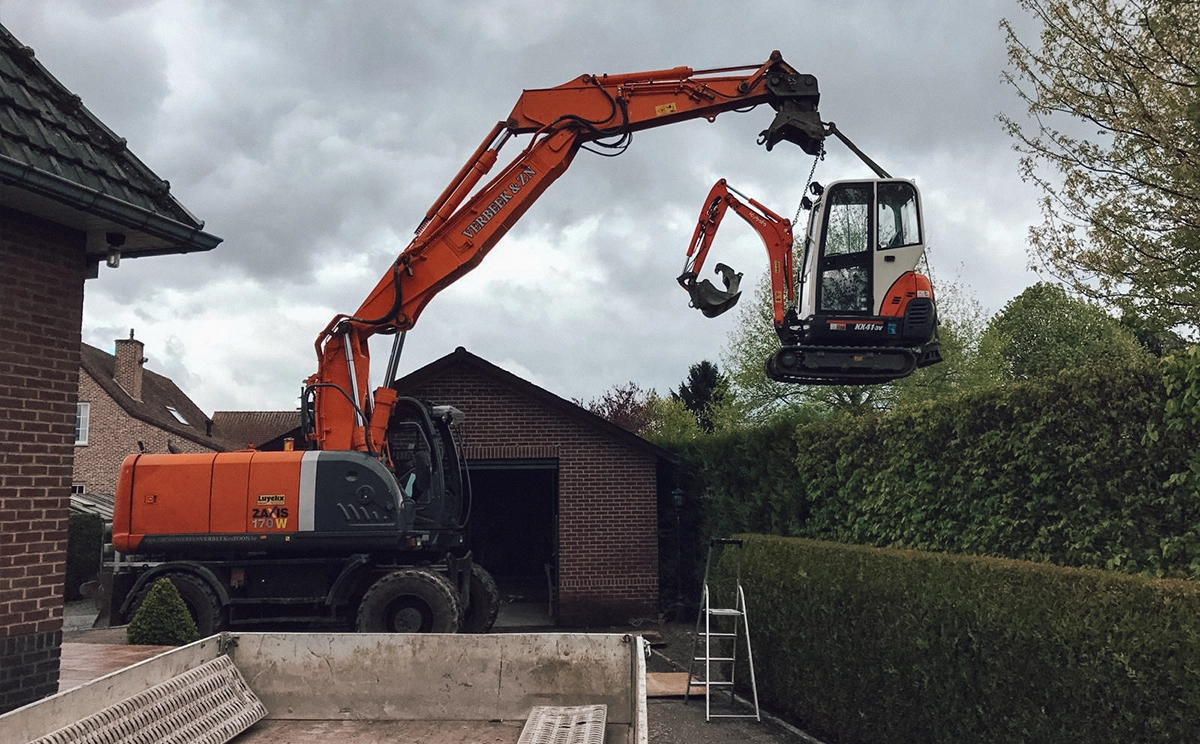Een foto van: Kubota minigravers